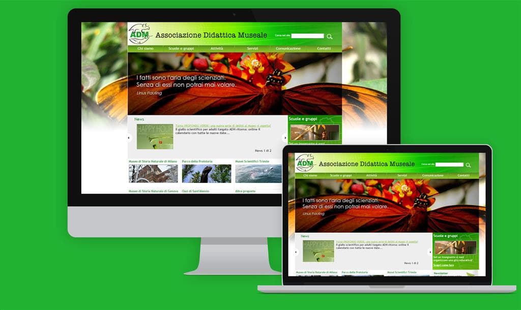 Realizzazione sito internet per didattica museale ADM