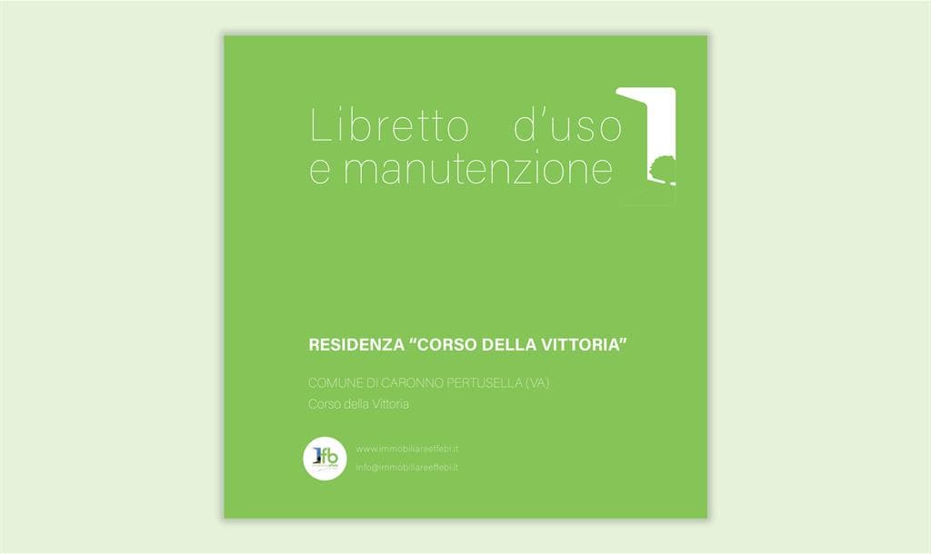 Creazione libretto per uso e manutenzione immobili per immobiliare Effebi