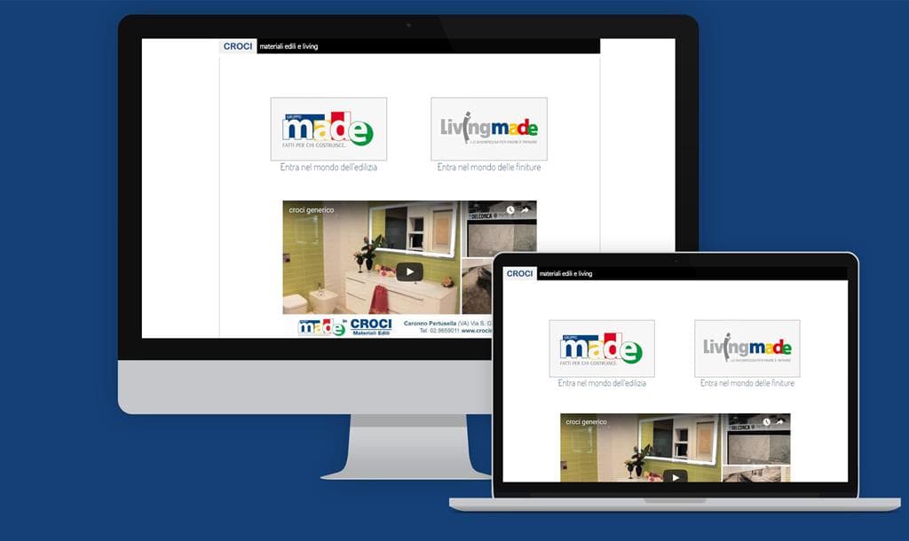 Creazione di un sito internet per il settore dei materiali e delle finiture per l'edilizia