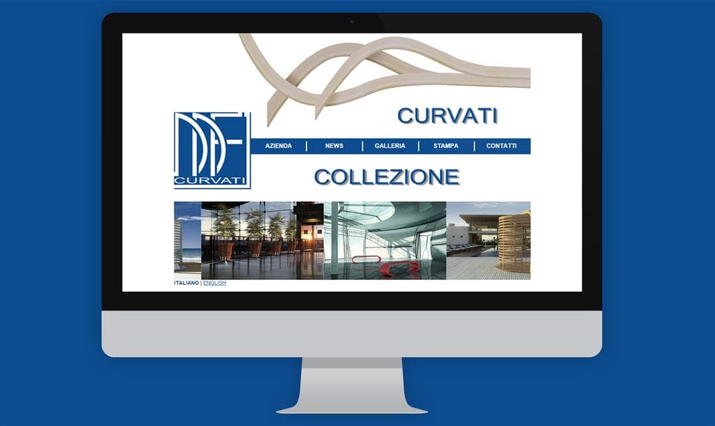 Realizzazione sito internet per lavorazione legno curvato DDF