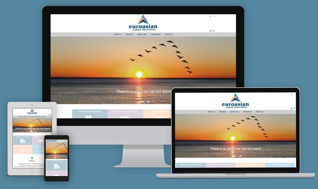 Creazione di un sito web per un cargo broker