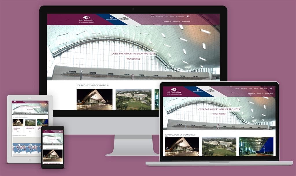Realizzazione di un sito web per il settore impianti e tecnologie aeroportuali
