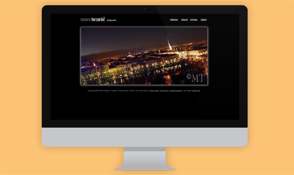Realizzazione sito Internet per il fotografo Mauro Tarzariol