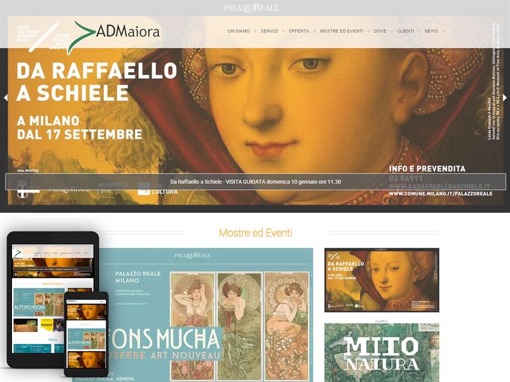 Creazione di un sito internet per eventi culturali