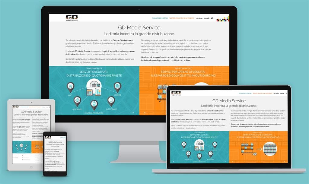 Creazione di un sito internet per il settore della distribuzione editoriale