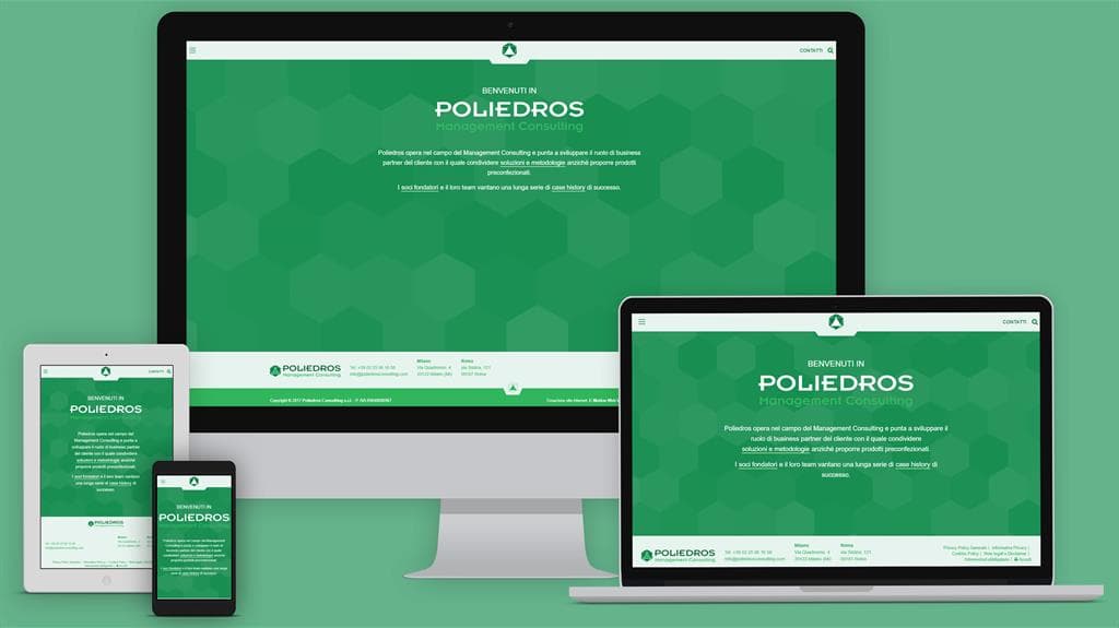 Creazione di un sito web per una società di consulenza