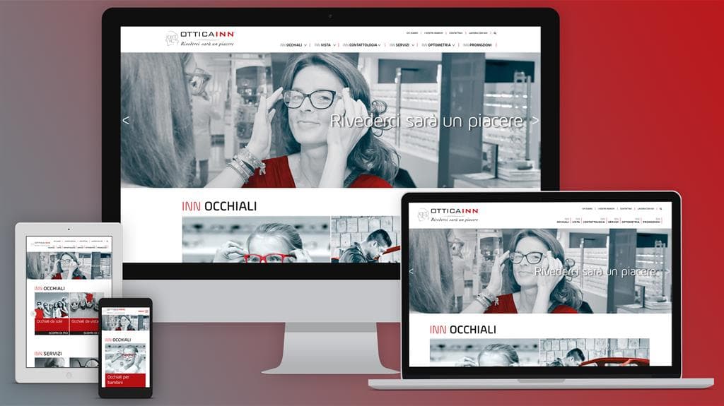 Creazione di un sito web per una catena di negozi di ottica
